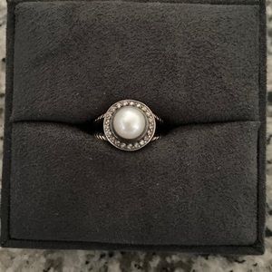 David Yurman Petite Cerise Pearl Ring